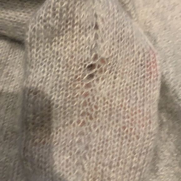 Vintage wool hand made knit open cardigan xs - Picture 8 of 8